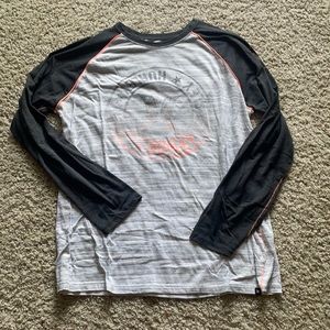 L Hurley 3/4-Sleeve Tee Shirt